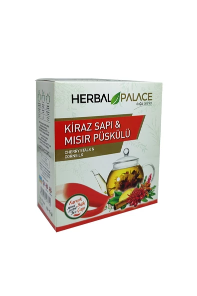 Herbal Palace KİRAZ SAPI MISIR PÜSKÜLÜ ÇAYI