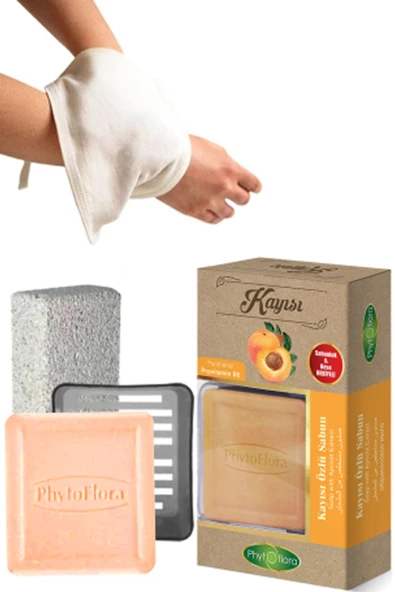 Phytoflora Kayısı Sabunu Ve Banyo Kesesi, Katı Sabunluk
