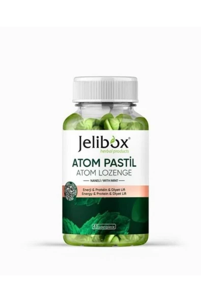 jelibox Atom Pastil Enerji Pastili Okaliptus, Nane, Tarçın, Portakal - 1