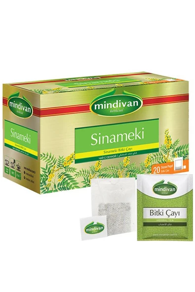 Mindivan Sinameki Bitki Çayı 20 Li Süzen Poşet