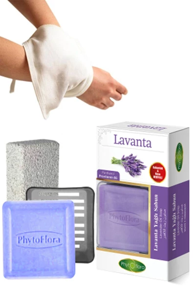Phytoflora Lavanta Sabunu Ve Banyo Kesesi, Katı Sabunluk
