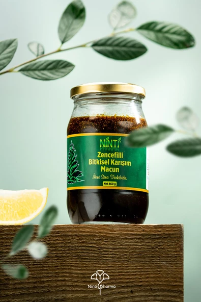 Zencefilli Ballı Bitkisel Karışımlı Macun, Ibni Sina Terkibi Zengin Içerikli Macun 460gr - 3