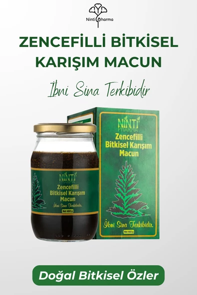 nintipharma NİNTİ PHARMA ZENCEFİLLİ BİTKİSEL KARIŞIM MACUN