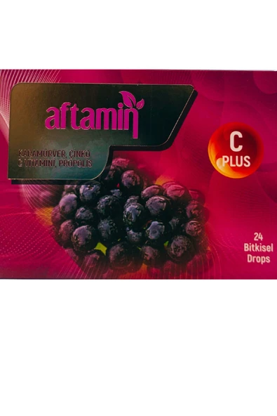 Alftamın 24'lü Bitkisel Drops Pastil | Karamürver Çinko Propolis Beta Glukan C Vitamini - 5