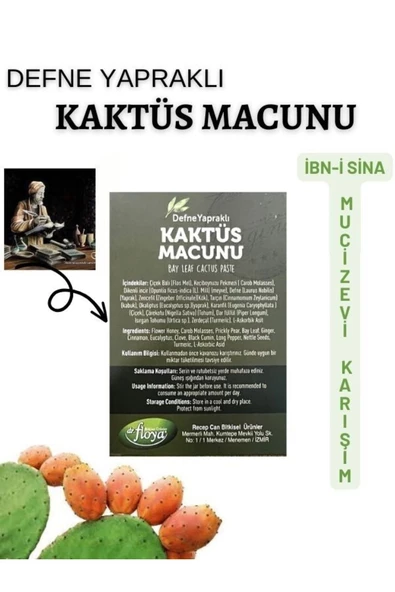 Dr. Floya Defne Yapraklı Kaktüs Macunu 340 G * 2 Adet - 2