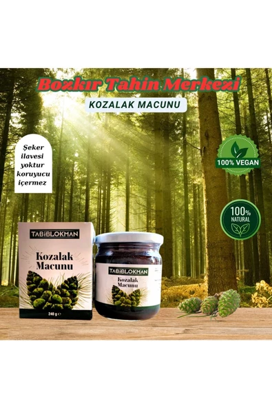 Tabib Lokman Bozkır Tahin Merkezi Çam Kozalağı Macunu 240gr