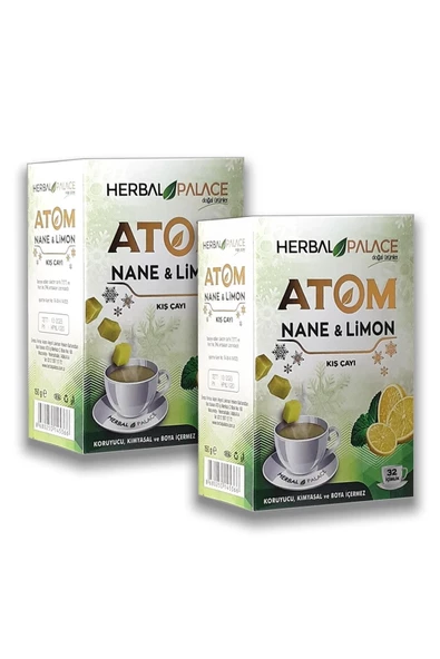 Herbal Palace Nane Limon Atom Çayı 150 gr X 2 Adet