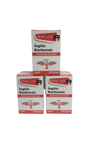 Dermolife Ingiliz Karbonatı 3'lü