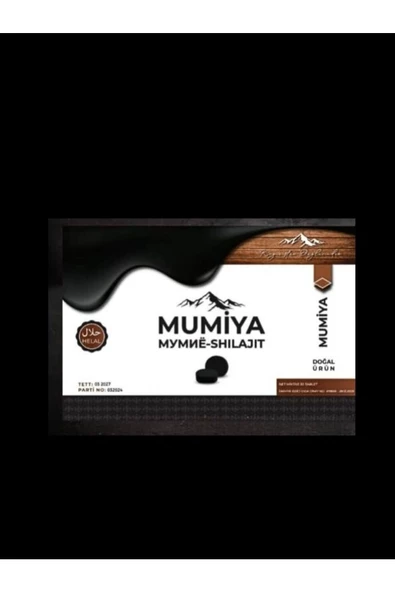 aleyna baharat Mumiyo Tablet 30'lu Tablet Mumiya Tablet 3 ADET - 4