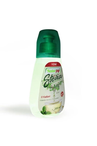 Naturpy Sıvı Stevia Tatlandırıcı 200 ml Şeker Yerine Glutensiz