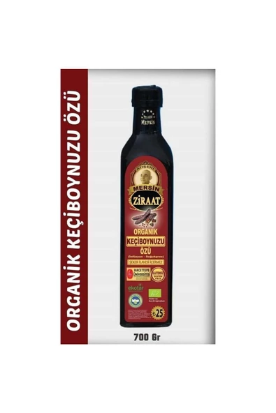 ATIŞERİ MERSİN ZİRAAT MERSİN ZİRAAT ORGANİK KEÇİBOYNUZU ÖZÜ 700 GR ATIŞERİ