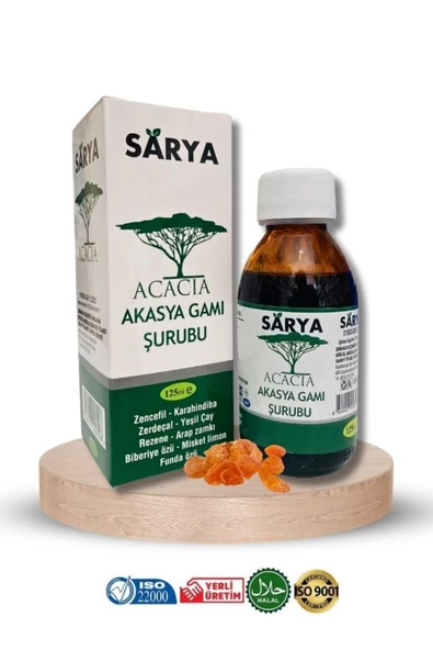 SARYA Acacıa Akasya Gamı Şurubu Akasya Şurubu 125 ML
