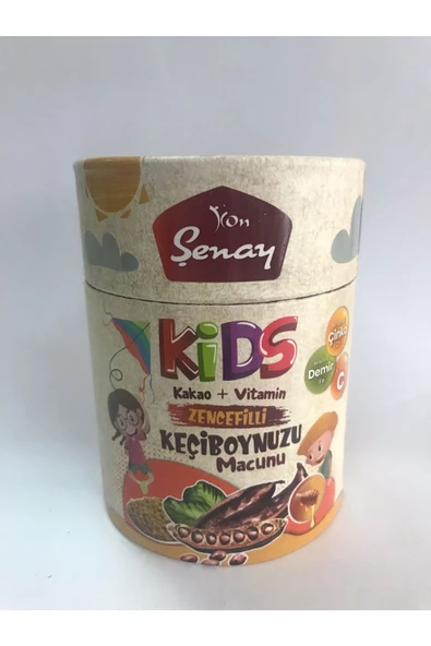 Şenay Kids Keçiboynuzu Macunu 240 gr Kakao Vitamin Zencefilli. 1 Adet Fiyat