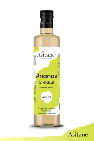 Asitane Ananas Sirkesi Doğal Fermantasyon Pineapple Vinegar 500 Ml