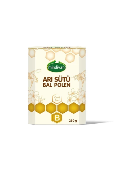 Mindivan Arı Sütü Bal Polen (bebe) 230 G