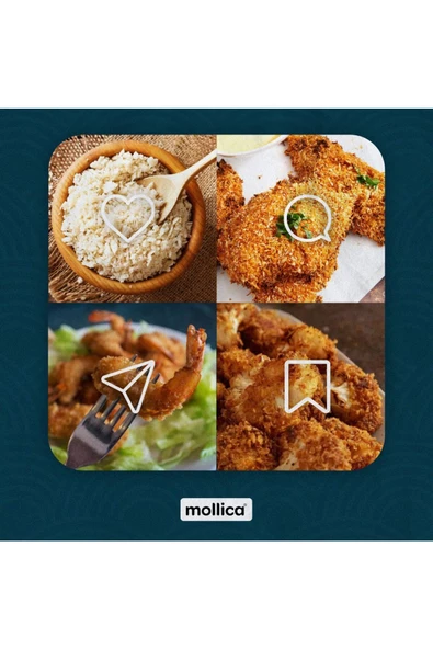 mollica MOLLİCA PANKO EKMEK KIRINTISI 1 KG - 3
