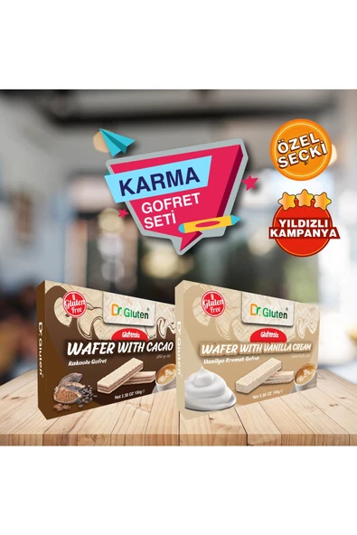 Naturpy Gofretler (kakaolu, Vanilyalı) Özel Seçki Karma Gofret Seti