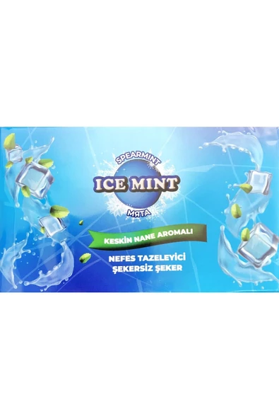 nintipharma Keskin Nane Aromalı Şekersiz Tablet Spearmint 54lü - 4