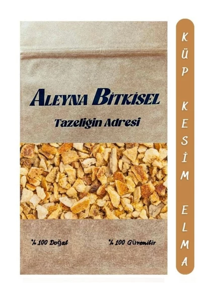 Aleyna Bitkisel Elma Kurusu Küp Kesim 250 gr