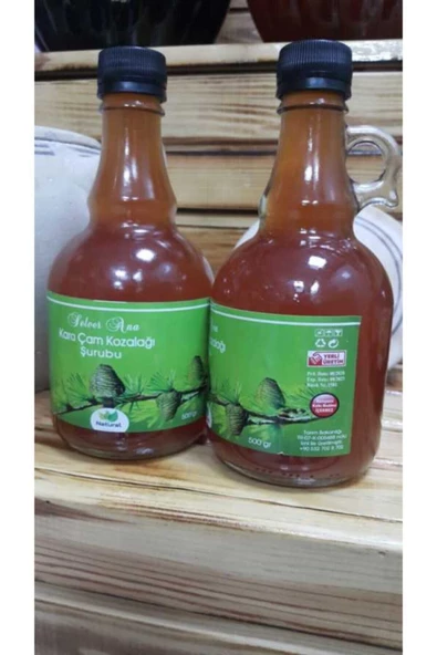 Selver Ana Kara Çam Kozalağı Şurubu 500 Gr