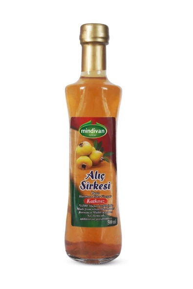 Mindivan Katkısız Alıç Sirkesi 500 Ml