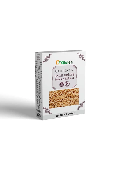 Dr.Gluten DR GLUTEN GLUTENSİZ SADE ERİŞTE MAKARNASI 250 GR