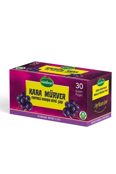 Kara Mürver Ekstreli Karışık Bitki Çayı 1.5 gr x 30 Süzen Poşet