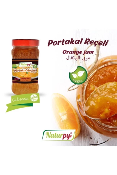 Portakal Reçeli 375g (glutensiz) Vegan - 2
