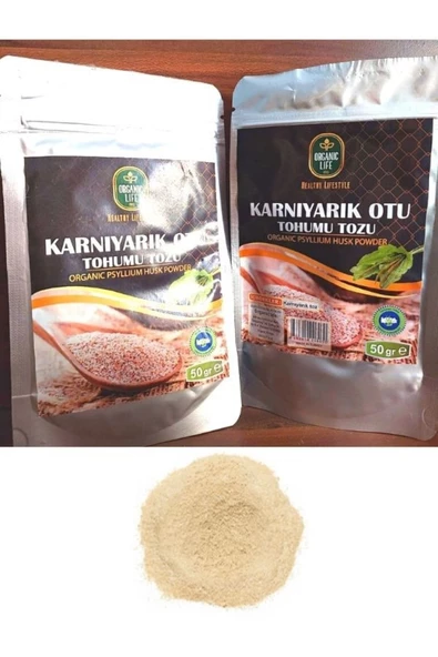 organic life Karnıyarık Otu Tohumu Tozu 50 g(