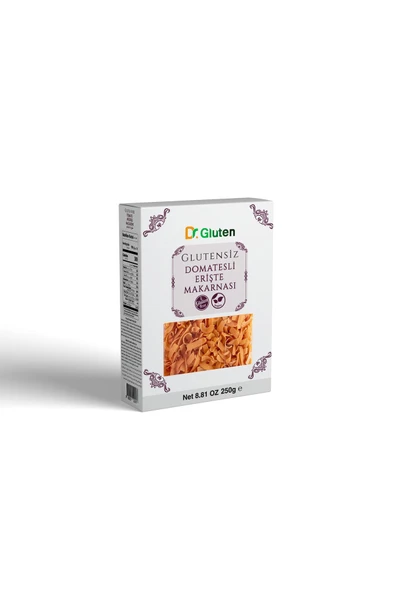 DR GLUTEN GLUTENSİZ DOMATESLİ ERİŞTE MAKARNASI 250