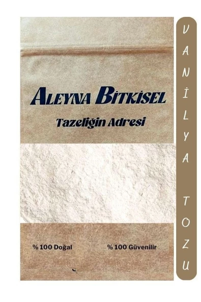 Aleyna Bitkisel Vanilya Toz %100 Saf 50 G