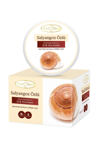 Phytoflora Kumraldede Salyangoz Özlü Nemlendirici El Ve Yüz Kremi 100 ml
