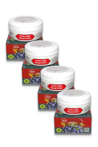 Tabib Lokman 4 Adet Ardıç Yağı Kremi 65 65 65 65 ml Orjinal Ürün