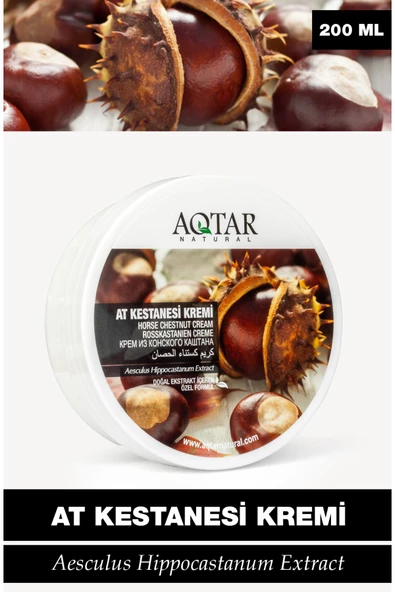 Aqtar Kas Eklem & Besleyici At Kestanesi Kremi 200 ml