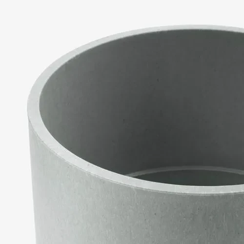 SUMUHOME NYPON DEKORATİF PLASTİK SAKSI GRİ 15 CM - 2