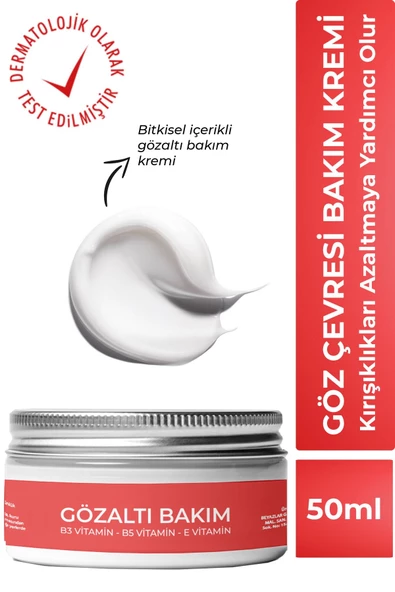 Phytoflora Kırışıklık Karşıtı Göz Çevresi Kremi, Göz Altı Kremi, Yoğun Nem Desteği Ile 50ml