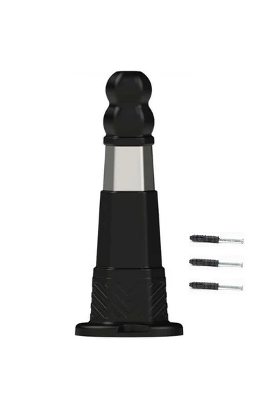 Siyah Otopark Düzenleyeci Altıgen Delinatör Siyah Renk 14060 Zeplin - 2