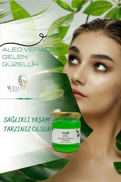 phyto style Kolajenli Aloevera Bitkisel Cilt Bakım Jeli -2 Li Paket