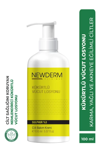 NEWDERM Kükürtlü Vücut Losyonu 100 ml