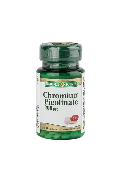 NATURE'S BOUNTY CHROMİUM PİCOLİNATE 200 MCG
