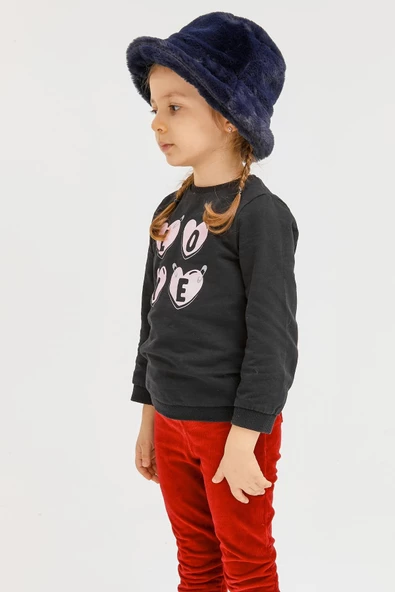 Benittokids Kız Çocuk Peluş Bucket Şapka 7001 - 7