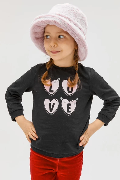 Benittokids Kız Çocuk Peluş Bucket Şapka 7001 - 9