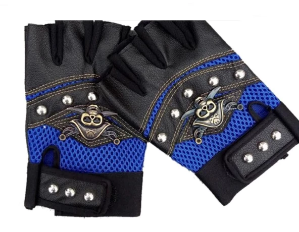 Erkek Kesik Parmak Deri Eldiven - 2