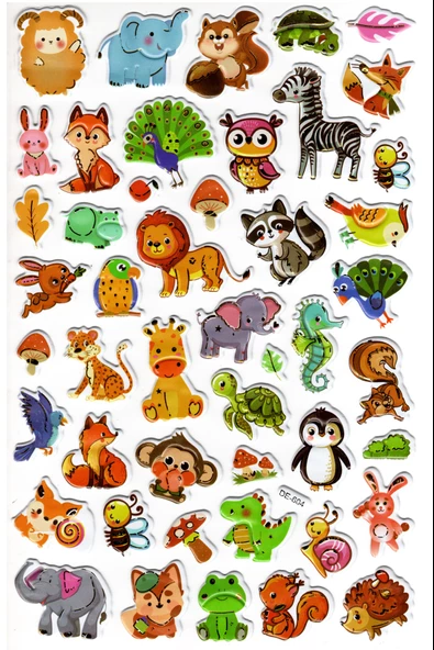 Sticker Kabartmalı Yaldızlı Stiker Çıkartma Etiket (YH020)-19x23 cm- itfaiye Arabası