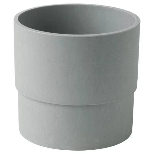 SUMUHOME NYPON DEKORATİF PLASTİK SAKSI GRİ 12 CM