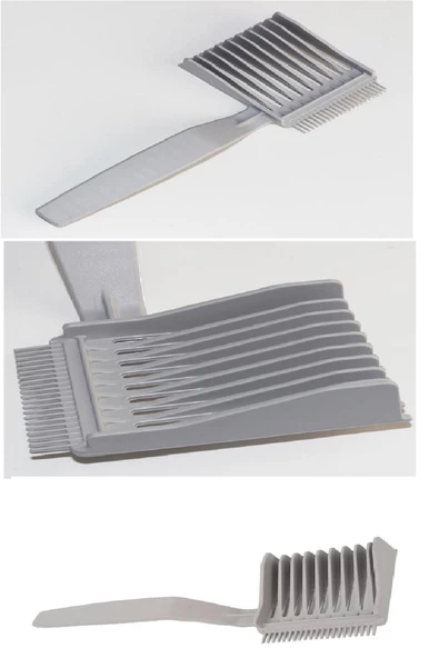 Periboia Düzgün Saç Kesim Tarağı – Saç Kesimi Şekillendirici Çift Taraflı  Çizgi Toplayıcı Kesim Tarağı - 4