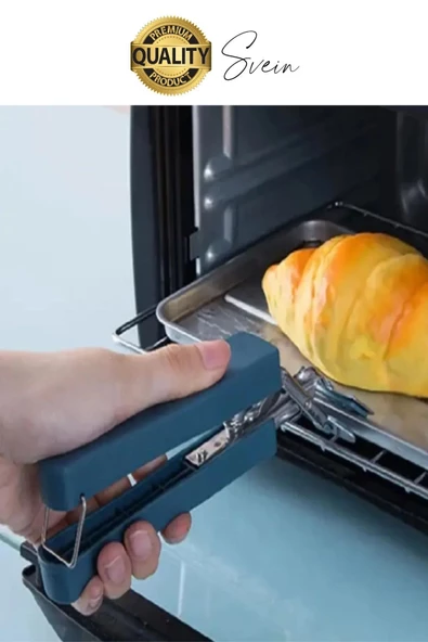 Dayanıklı Sıcak Tabak Tepsi Tava Kase Tutucu Aparat El Yakmaz Ayarlanabilir Tekli Tutma Sapı - 7