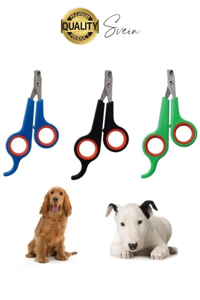 Premium Paslanmaz Kedi Köpek Tırnak Makası Küçük Boy Evcil Hayvan Bakım Kaymaz Saplı Düzeltici Pençe - 6