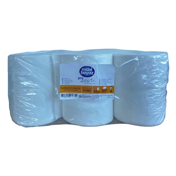 MAVİ BEYAZ 21 CM HAREKETLİ HAVLU KAĞIT
