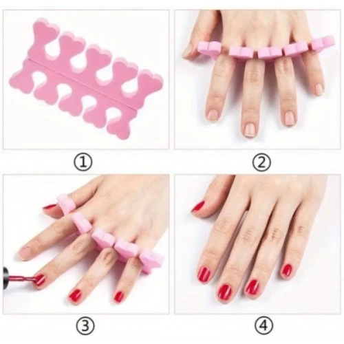 Periboia Parmak Ayırıcı Sünger Manikür Pedikür Aparatı 5 ADET - 3